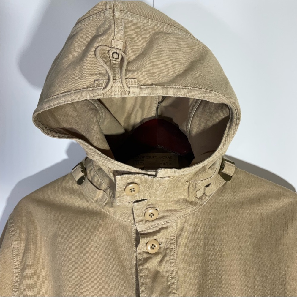 J. Crew Women’s Anorak Heritage Silhouette Hooded Pullover Jacket Beige Size LG - Picture 12 of 16